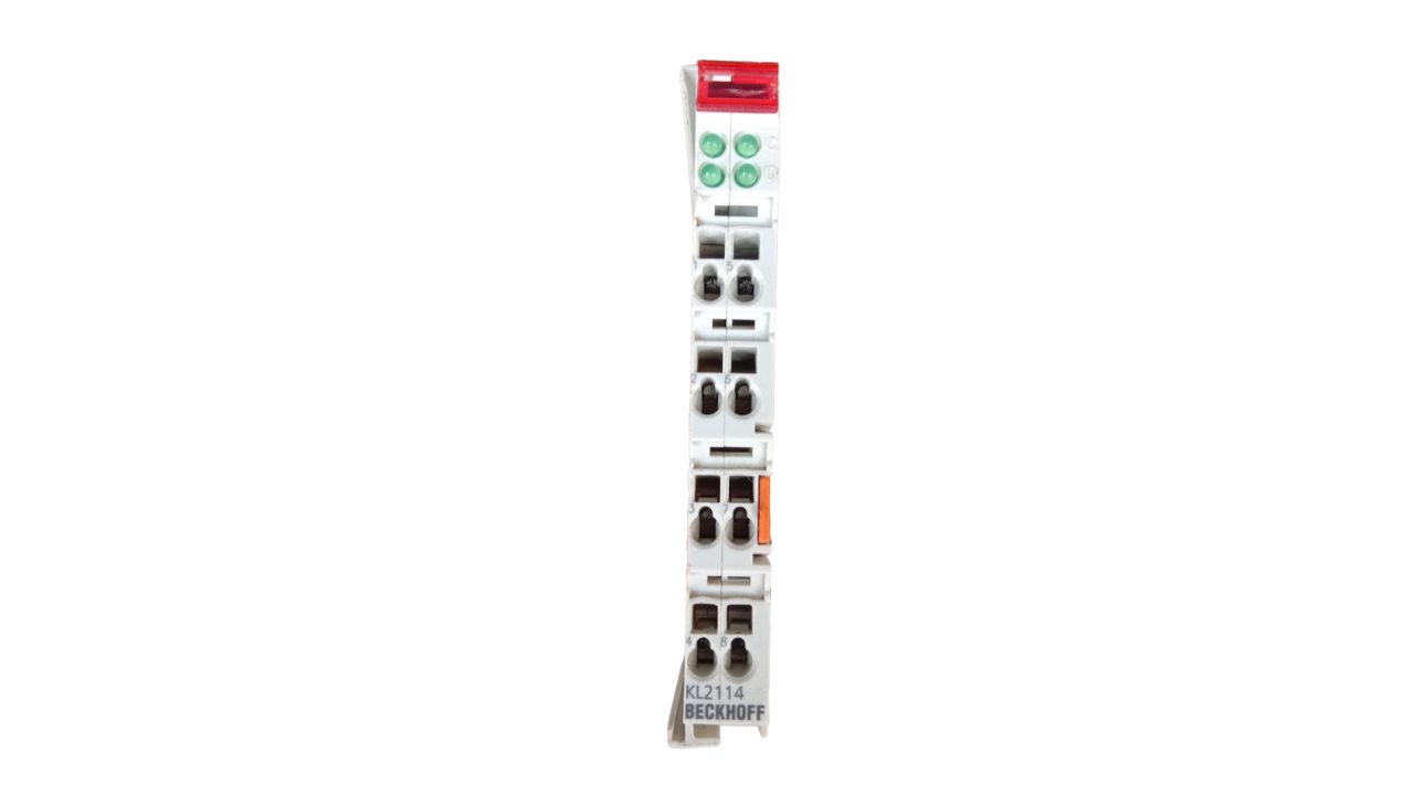 Beckhoff KL2114 Bus Terminal, which is a 4-channel digital output module Beckhoff KL2114 Bus Terminal, which is a 4-channel digital output module