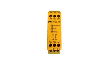 Pilz PNOZ X2.1 safety relay