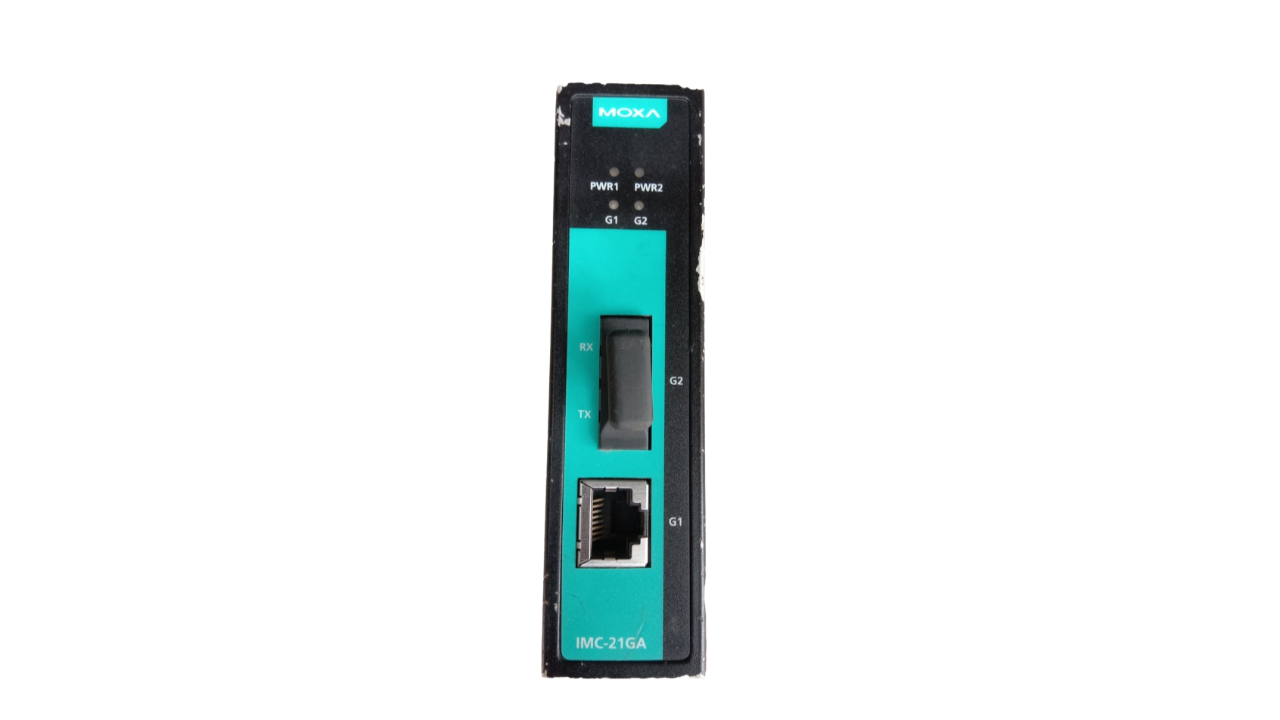 Moxa IMC-21GA-LX-SC Industrial Gigabit Ethernet-to-Fiber Media Converter Moxa IMC-21GA-LX-SC Industrial Gigabit Ethernet-to-Fiber Media Converter