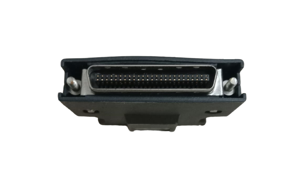 SCSI MDR 50-pin male connector, Connector Type: Mini Delta Ribbon (MDR) 50-pin male. SCSI MDR 50-pin male connector, Connector Type: Mini Delta Ribbon (MDR) 50-pin male.
